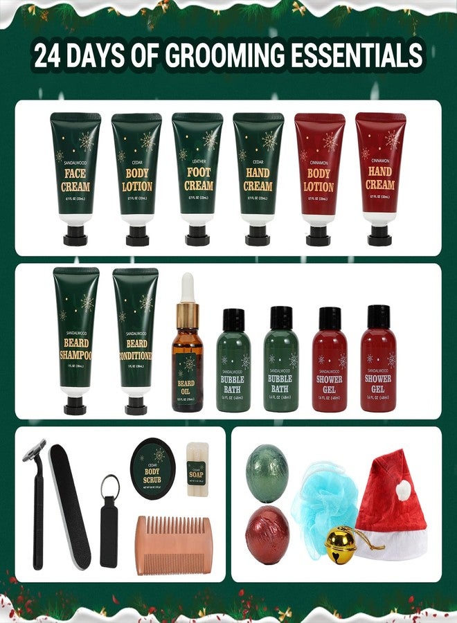 Rinse & Robust Advent Beauty Calendar for Adults 2025 Rinse & Robust Beard Care Kit Christmas Gifts for Men Skincare Beauty Advent Calendar for Men Christmas 24 Days Countdown Calendar Beard Care Grooming - Image 2